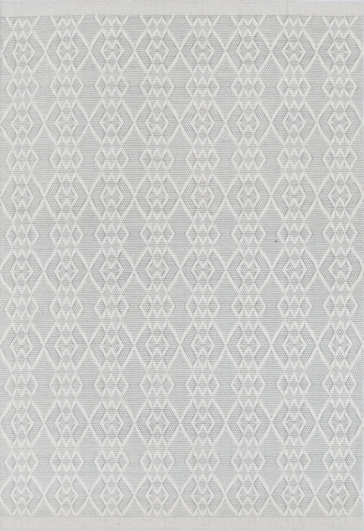 Copacabana Diamond Grey Wool Rug