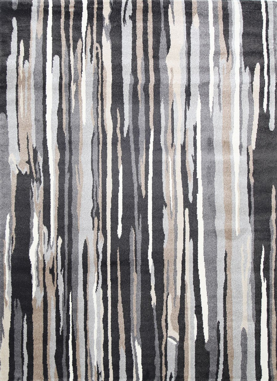 Matisse Ismerie Black &amp; Beige Abstract Rug