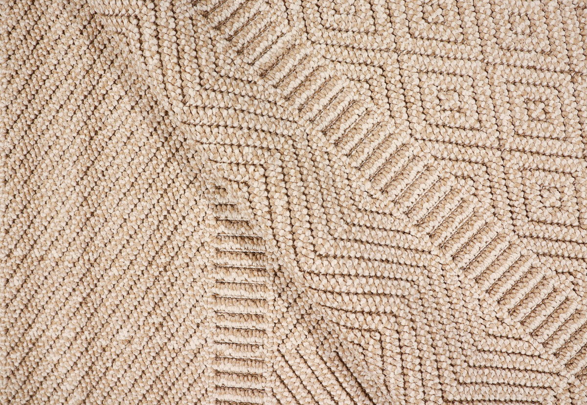 NOVA Cream Beige and Natural Flatweave Rug