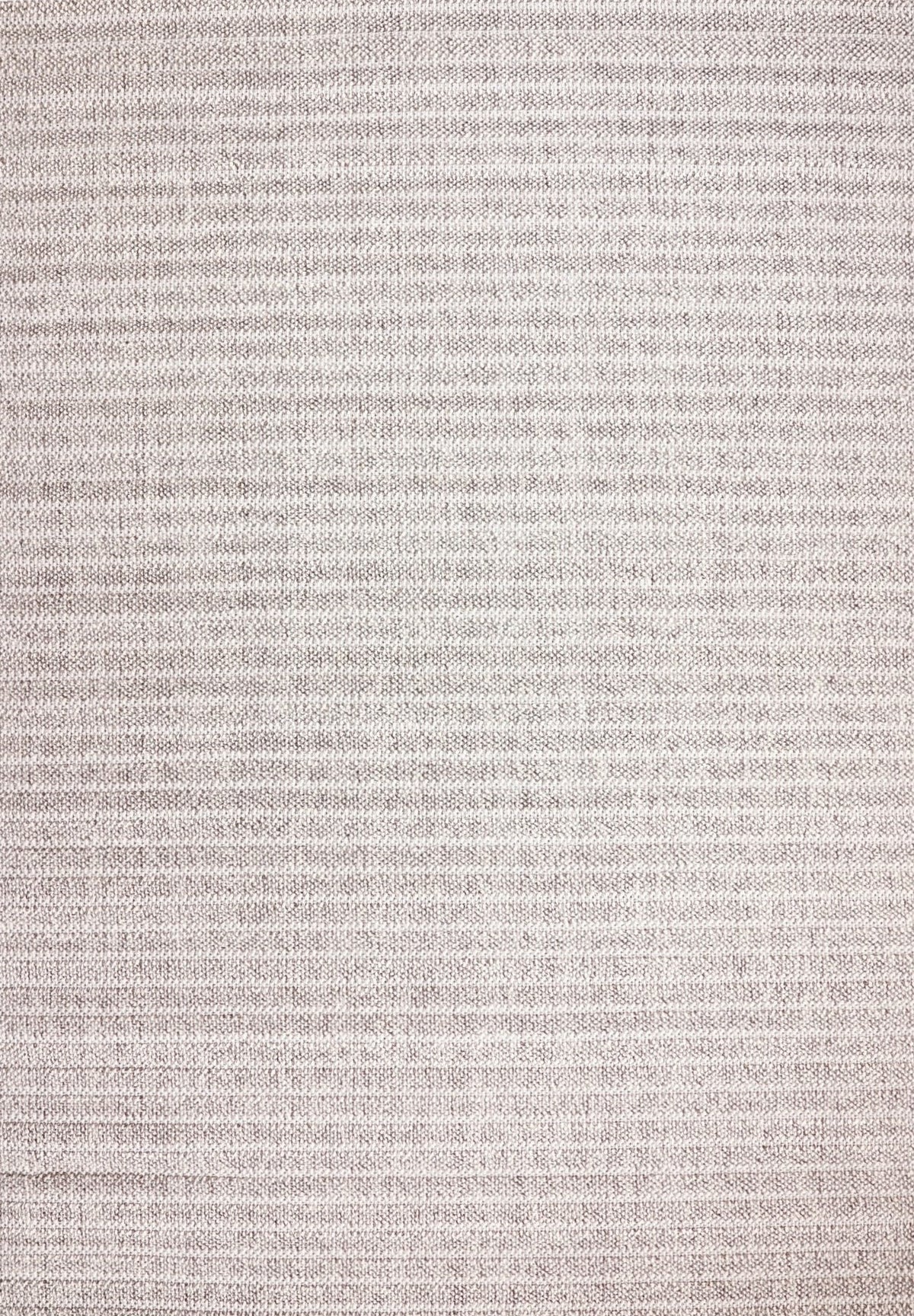 NOVA Grey and Cream Lines Flatweave Rug