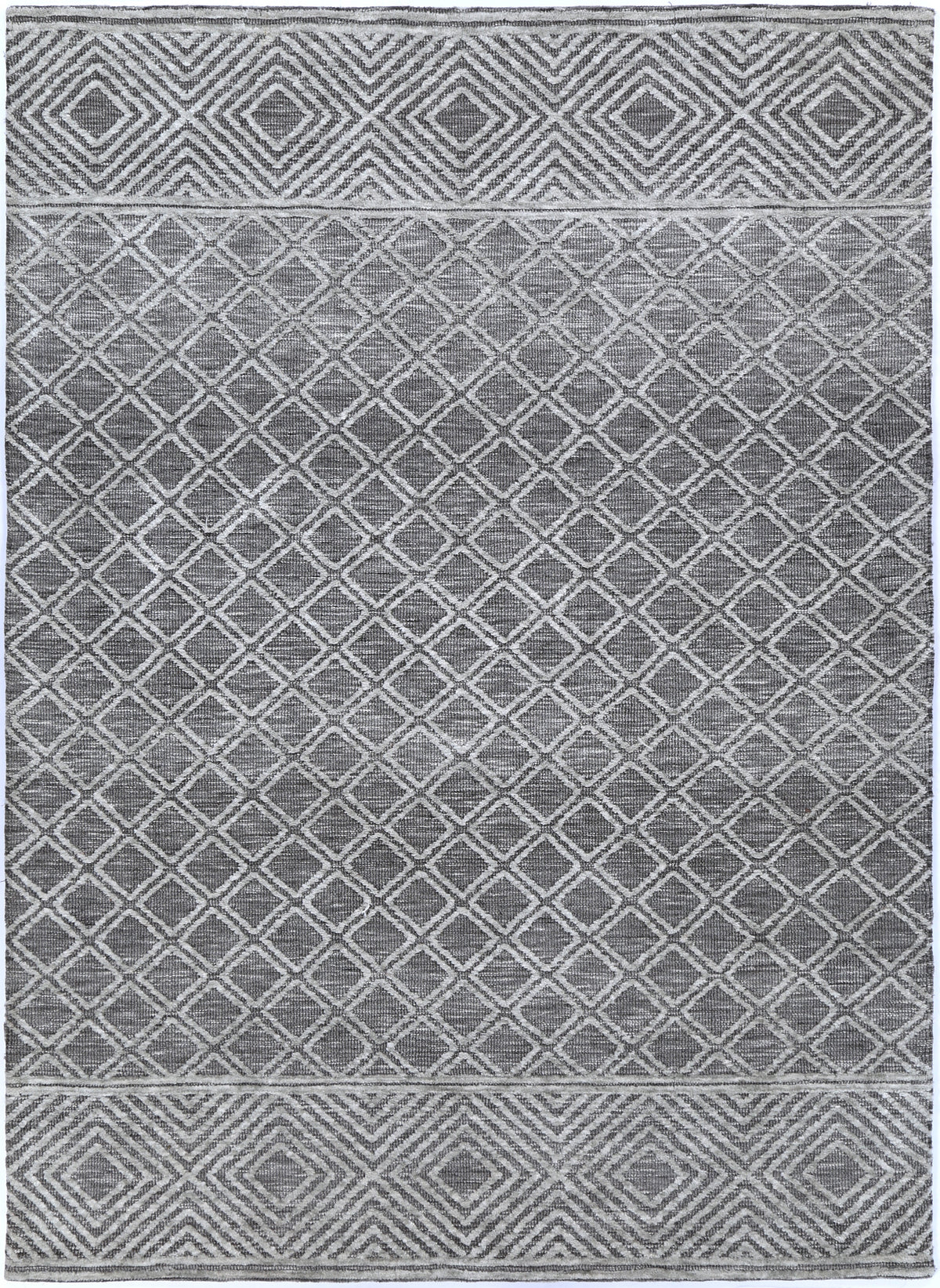 Amritsar Ajnala Grey Cotton Blend Rug