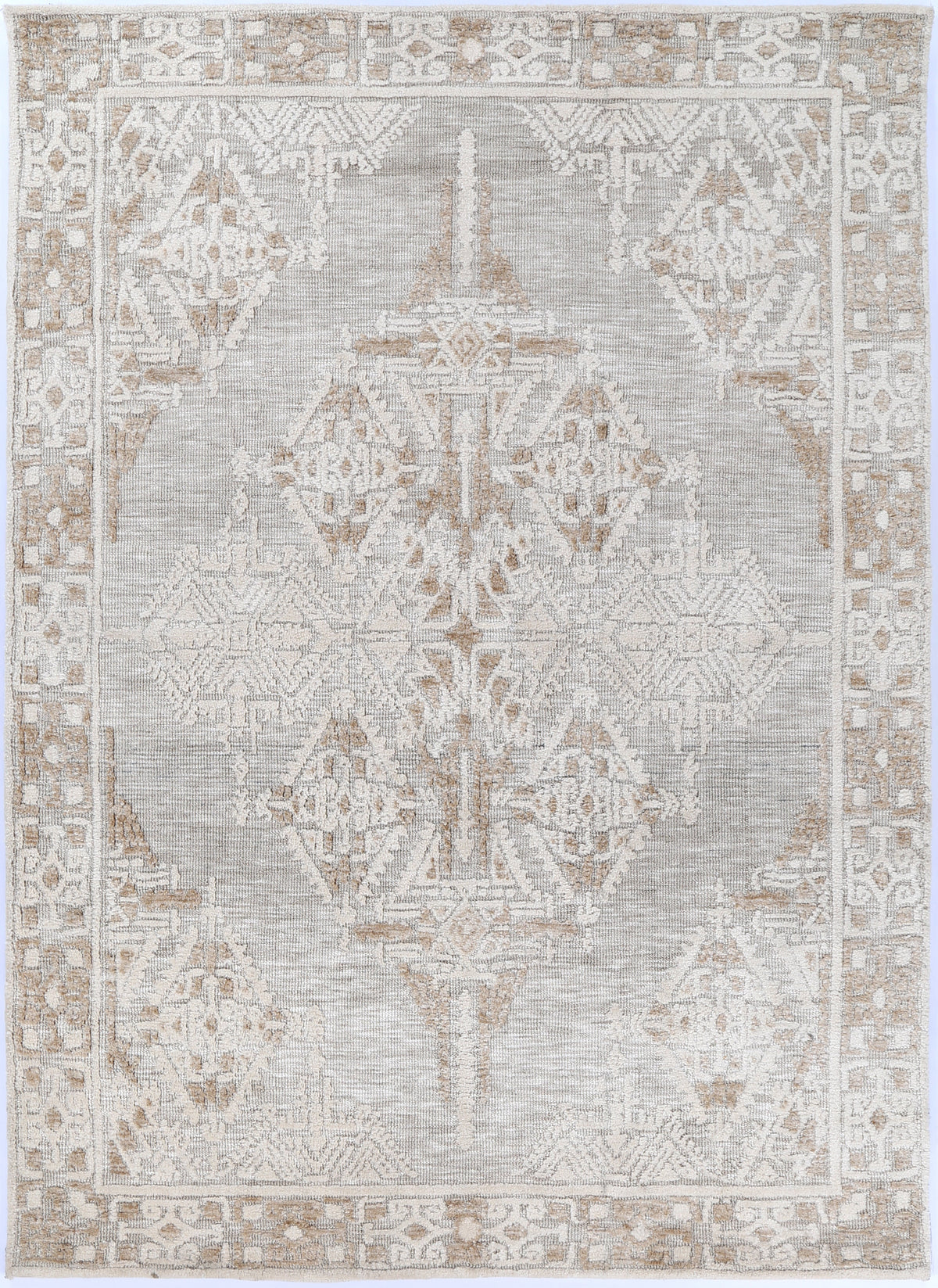 Amritsar Beas Cream Cotton Blend Rug