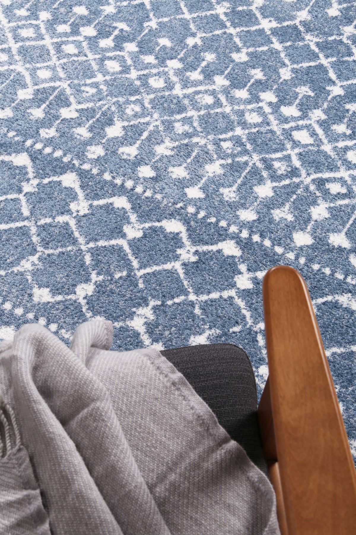 Bergen Repeats Blue and White Rug