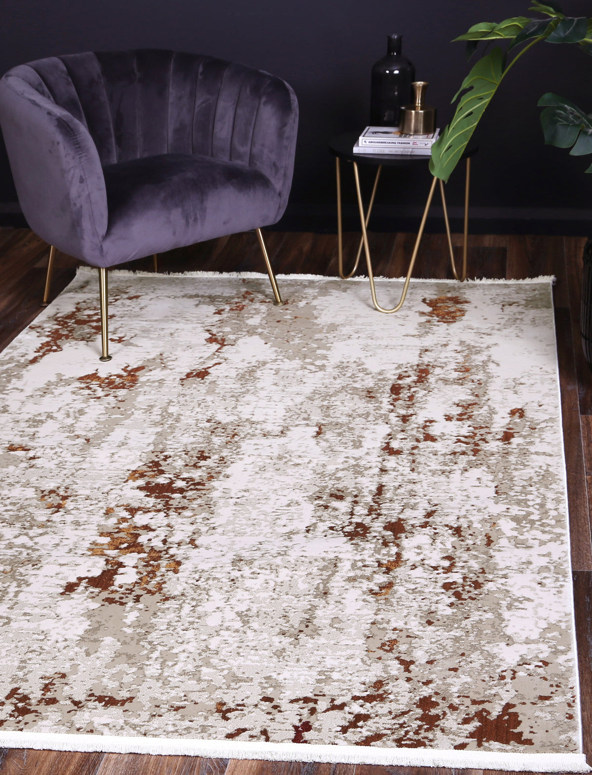 Bohemian Paradise One Modern Beige Terracotta Rug