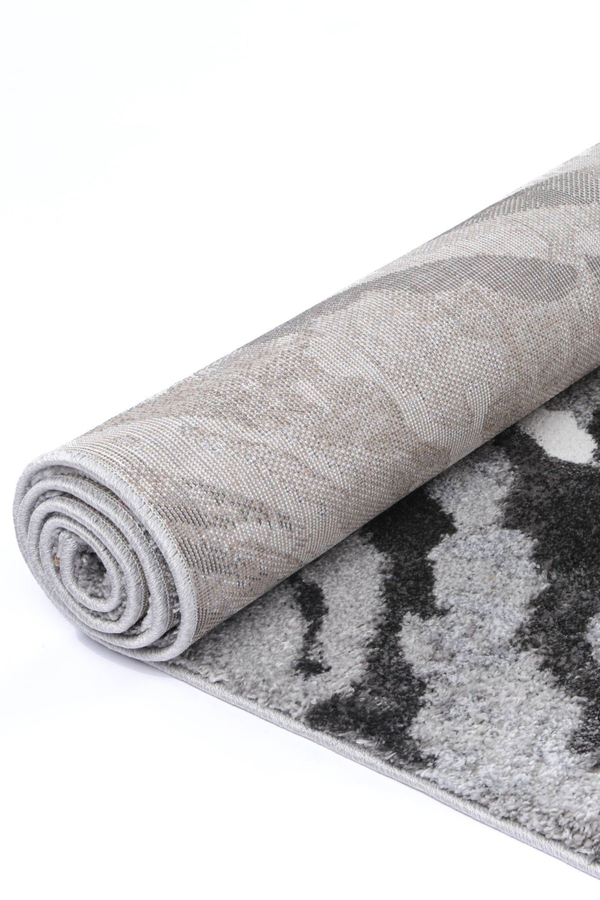 Century Gaius Grey Plush Rug