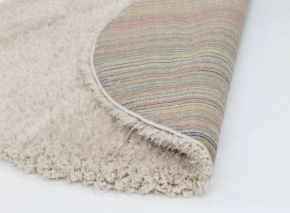 Flokati Super Soft Ultra Thick Cream Shaggy Round Rug