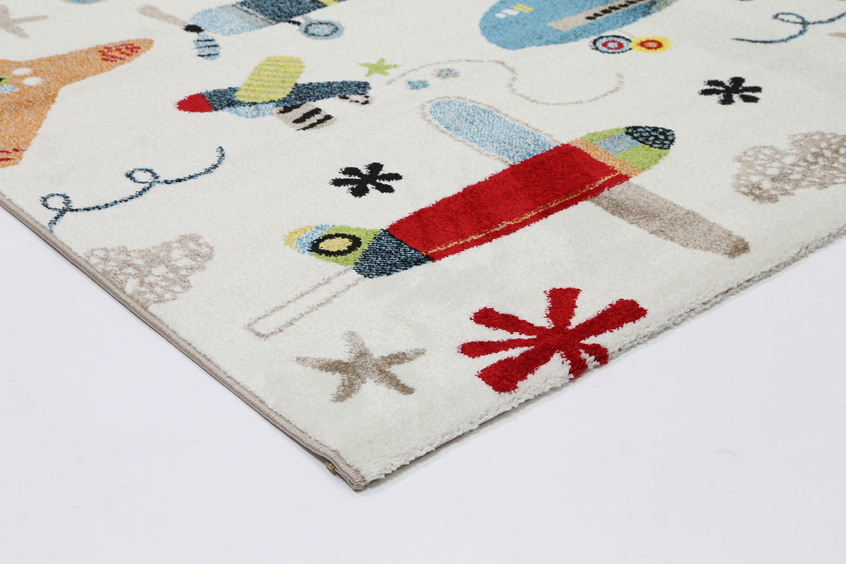 Happy Feet Flyin&#39; High Multi Kids Rug