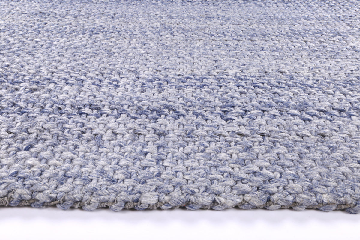 Harlow Chignon Blue Wool Blend Rug