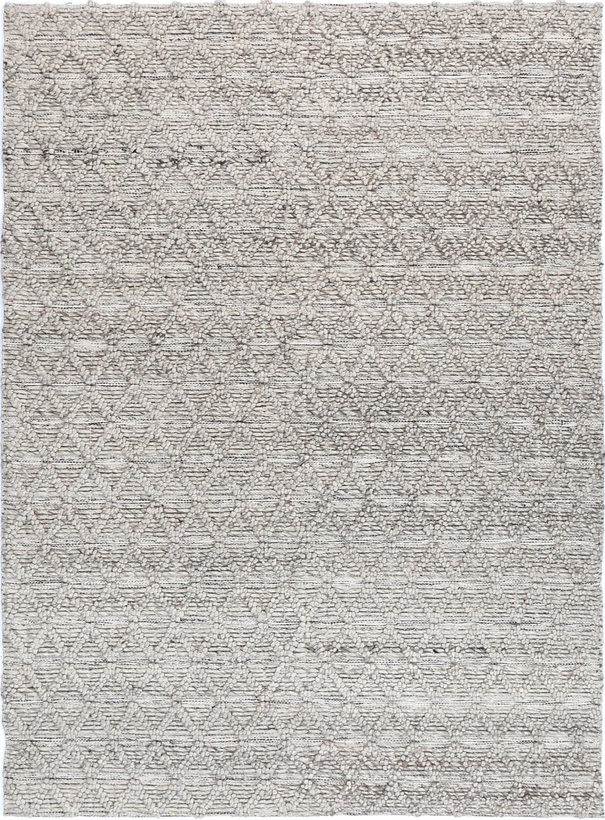 Himalaya Mosaic Tribal Ash Wool Rug