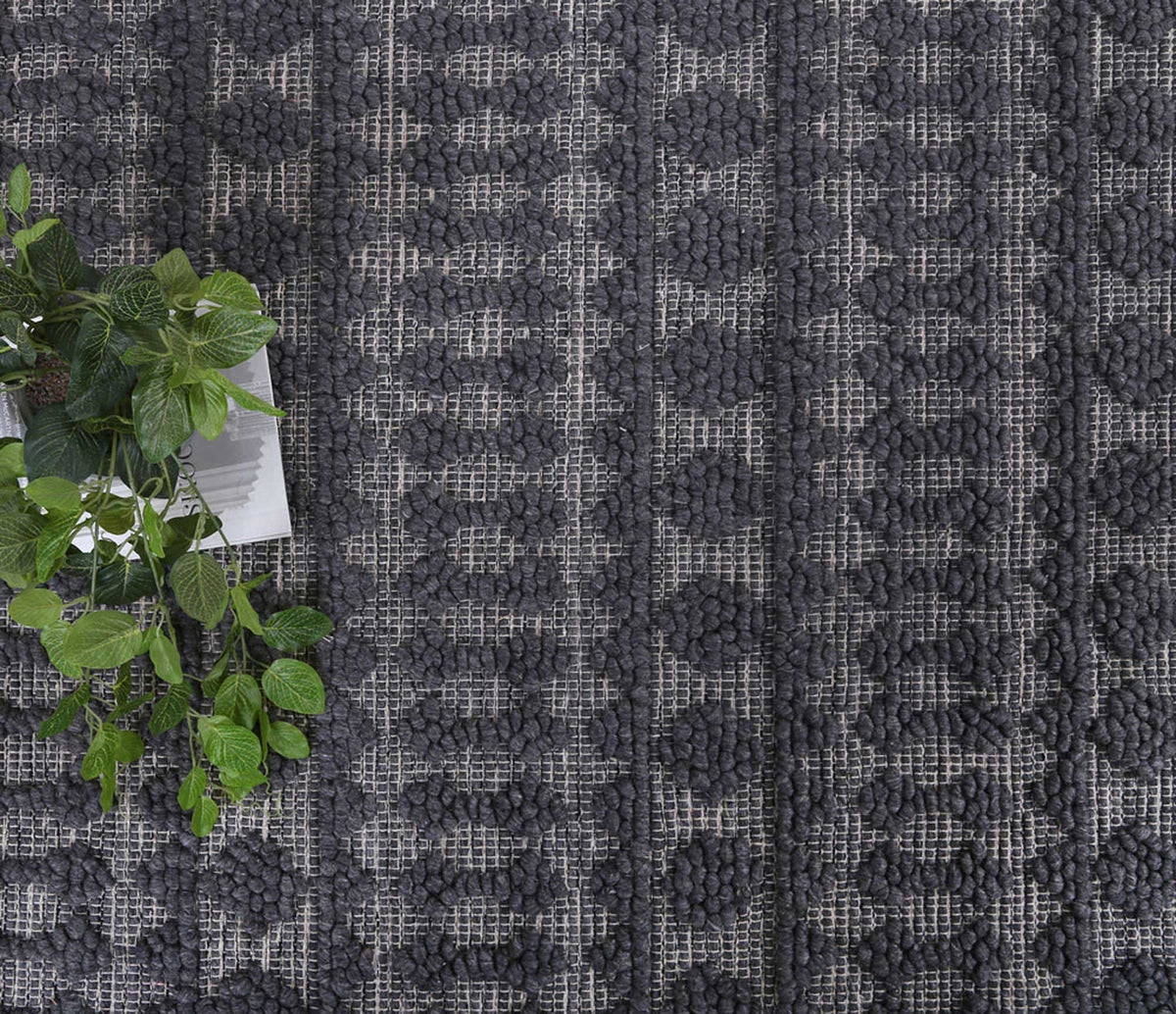 Himalaya Fine Tribal Grey Wool Rug