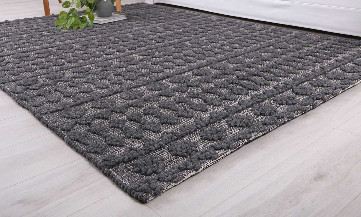 Himalaya Fine Tribal Grey Wool Rug