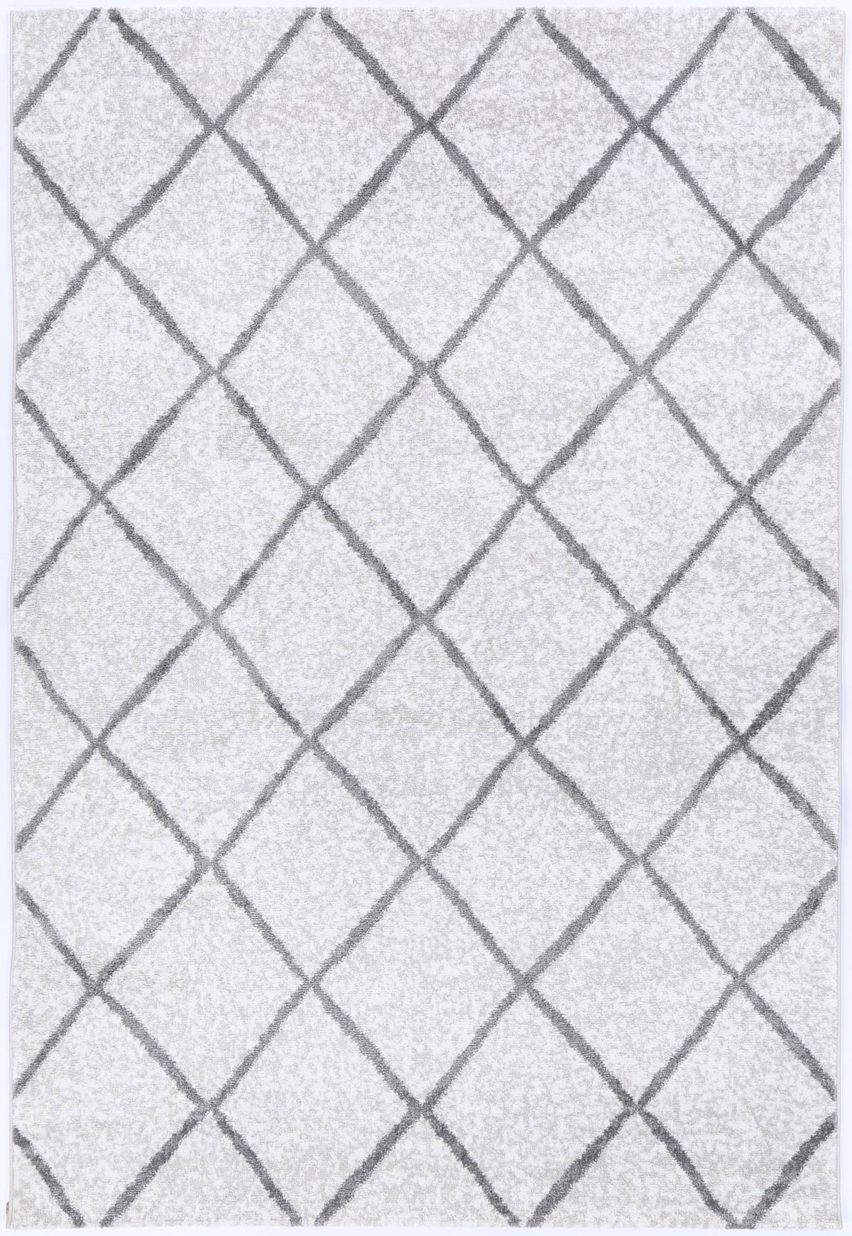 Kimberley Trellis Silver Contemporary Rug