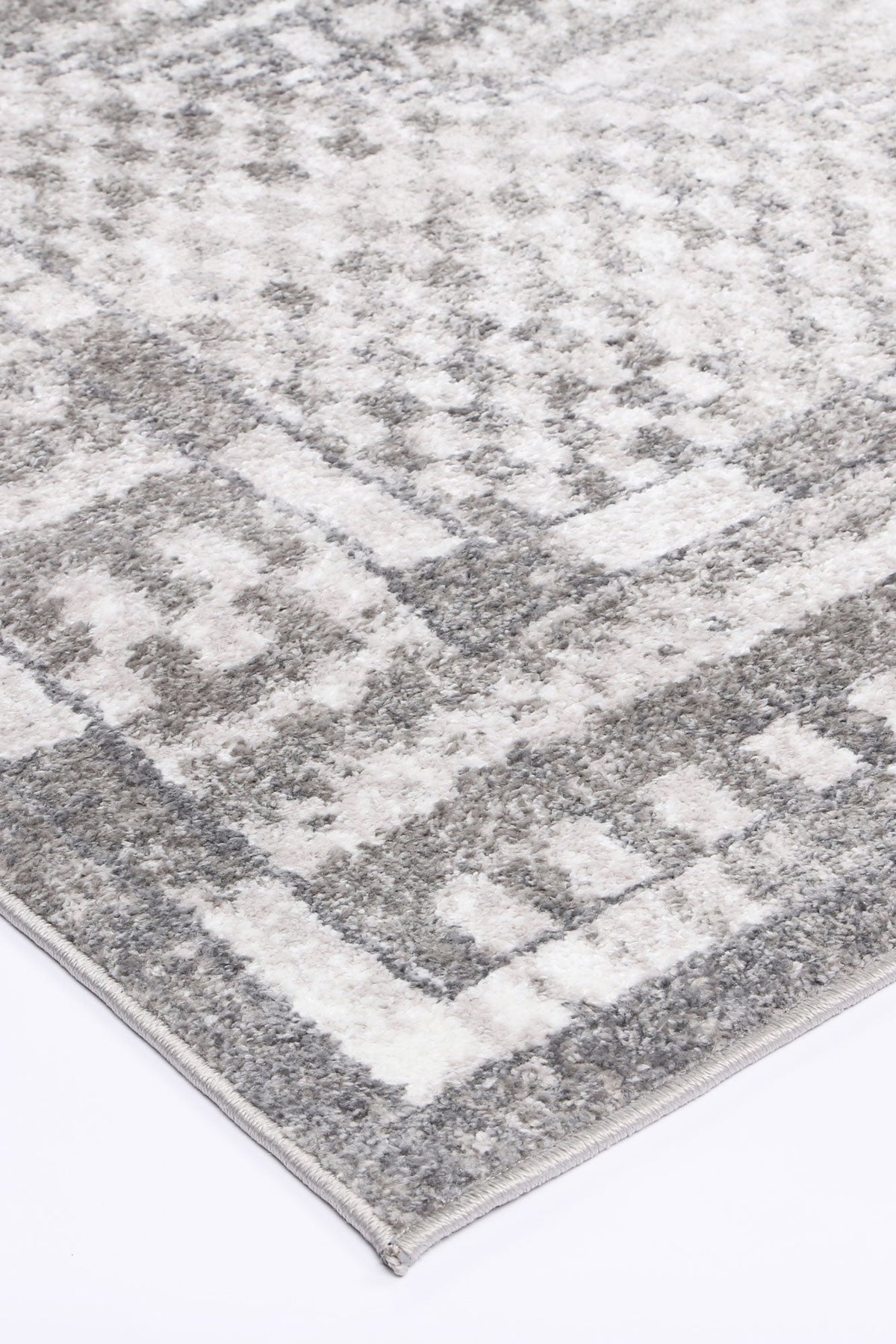 Kimberley Aztec Grey Contemporary Rug