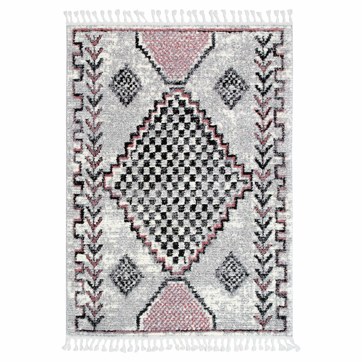 Mansour Tocapus Blush Geometric Rug