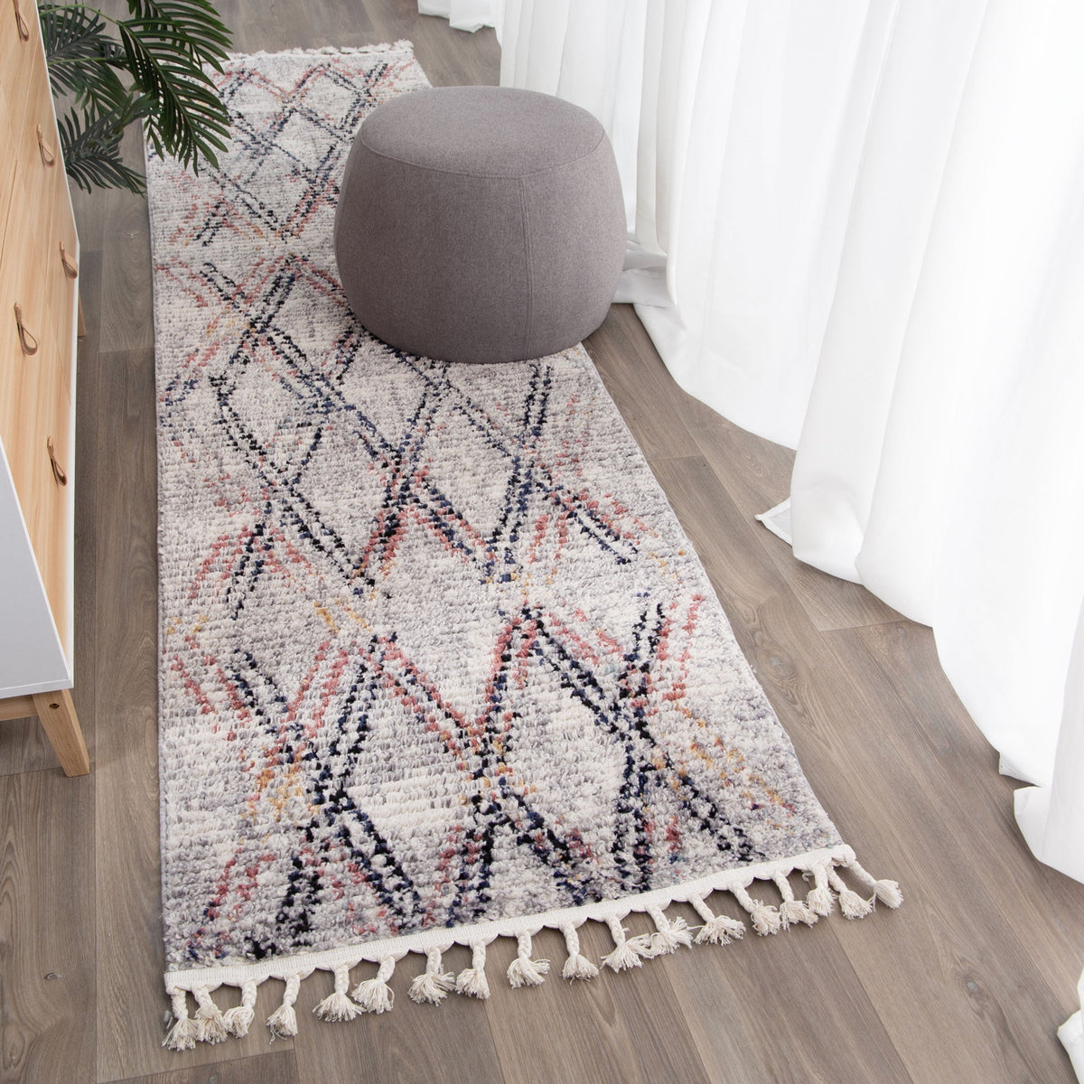 Mansour Argyle Multi Geometric Rug