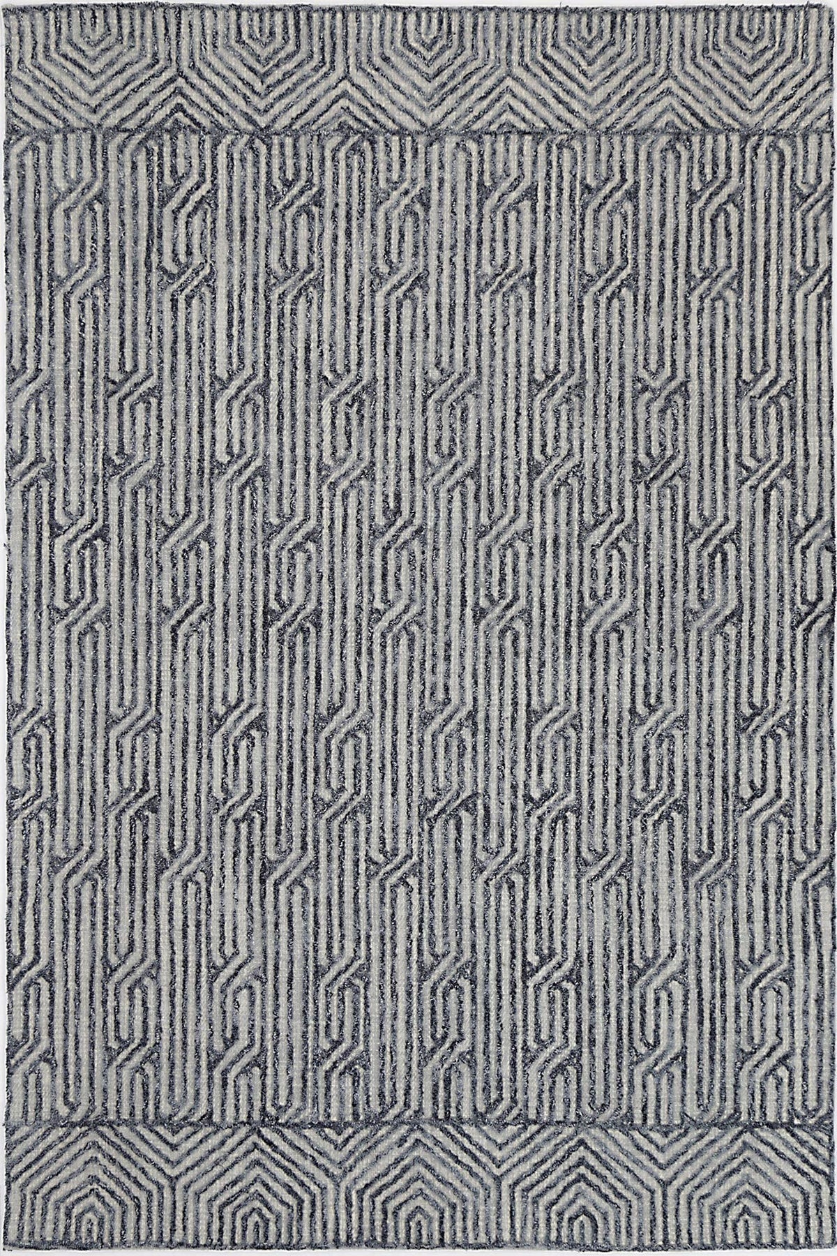 Marbella Almeria Blue Contemporary Rug