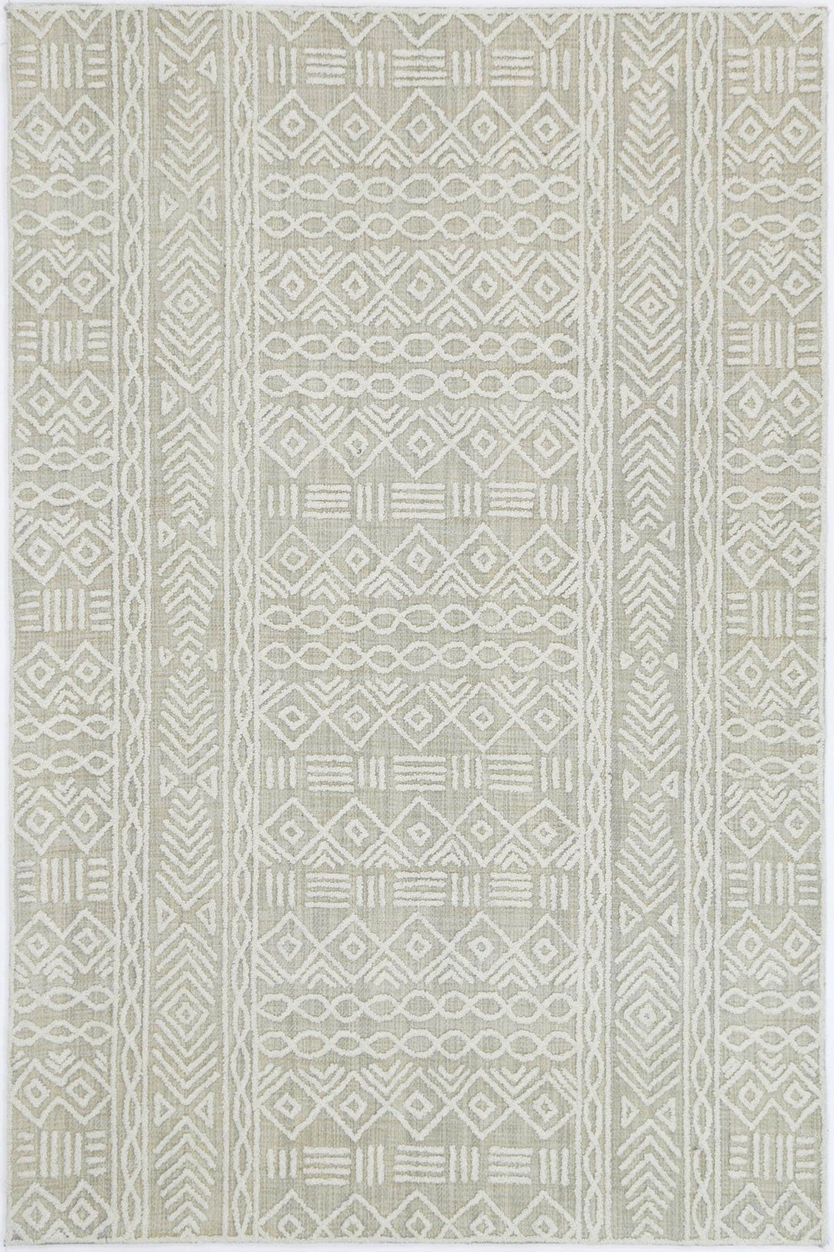 Marbella Lucena Beige Contemporary Rug