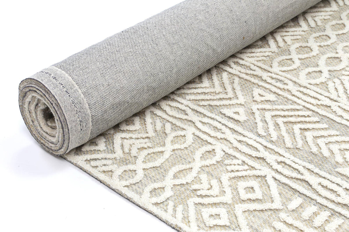 Marbella Lucena Beige Contemporary Rug