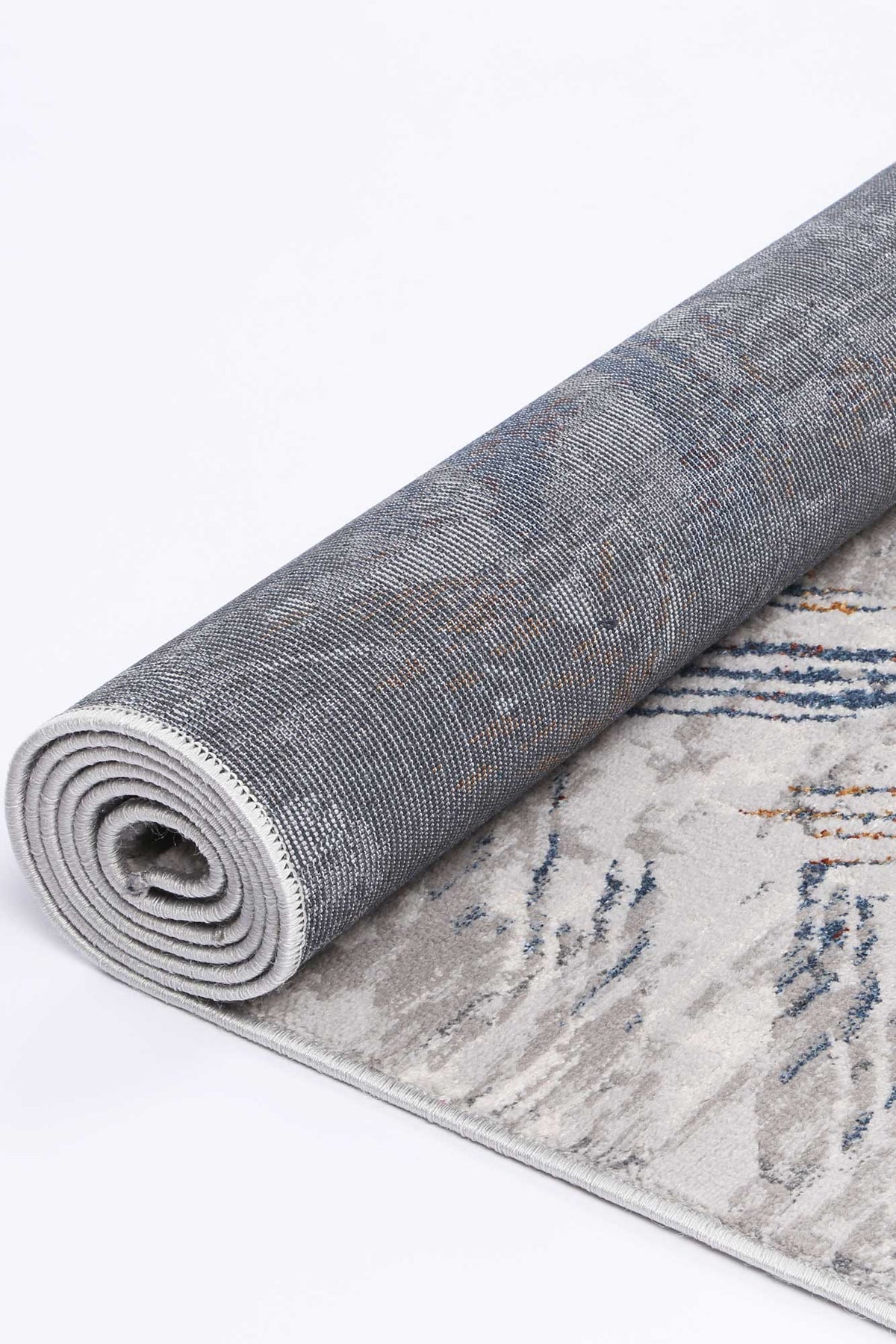 Porto Oskar Grey &amp; Multi Geometric Rug