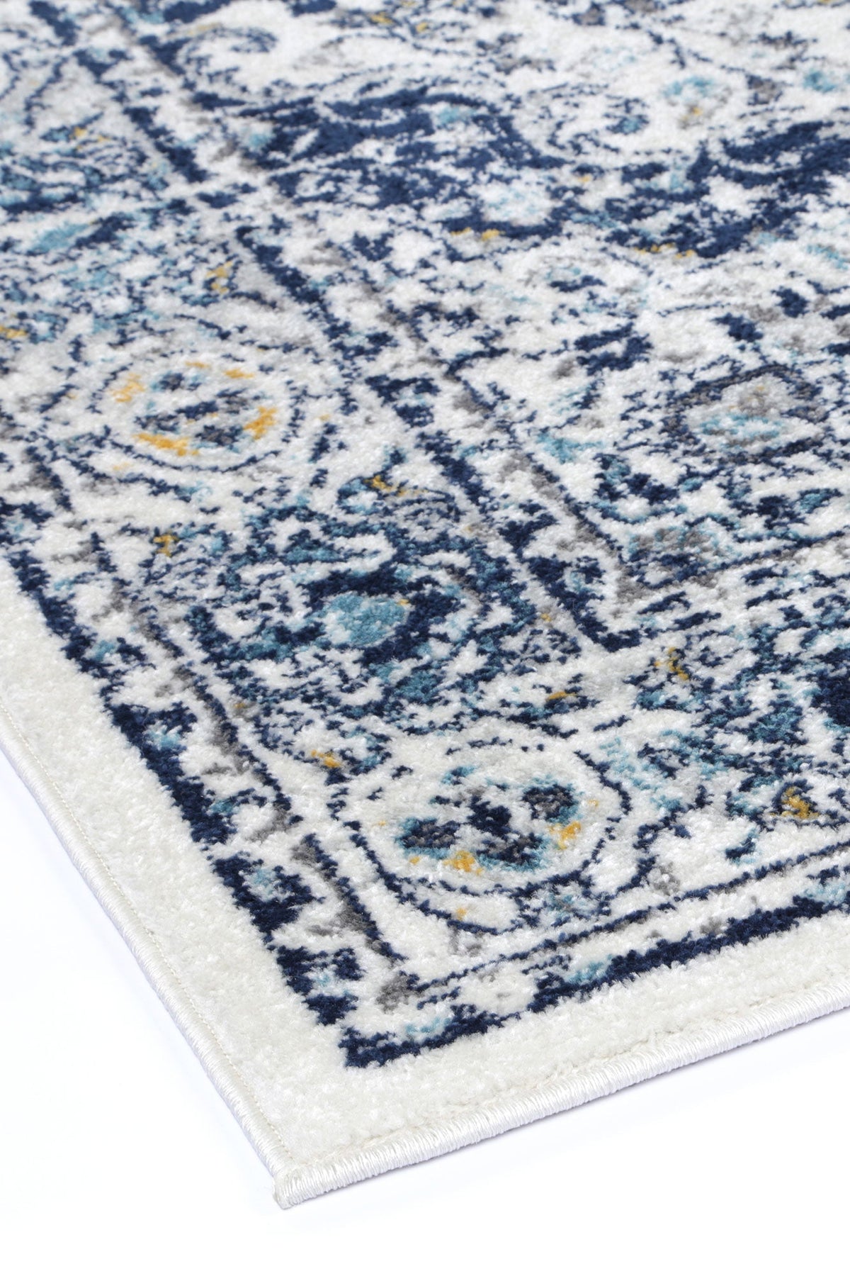 Provence Gruissan Blue &amp; Ivory Transitional Rug