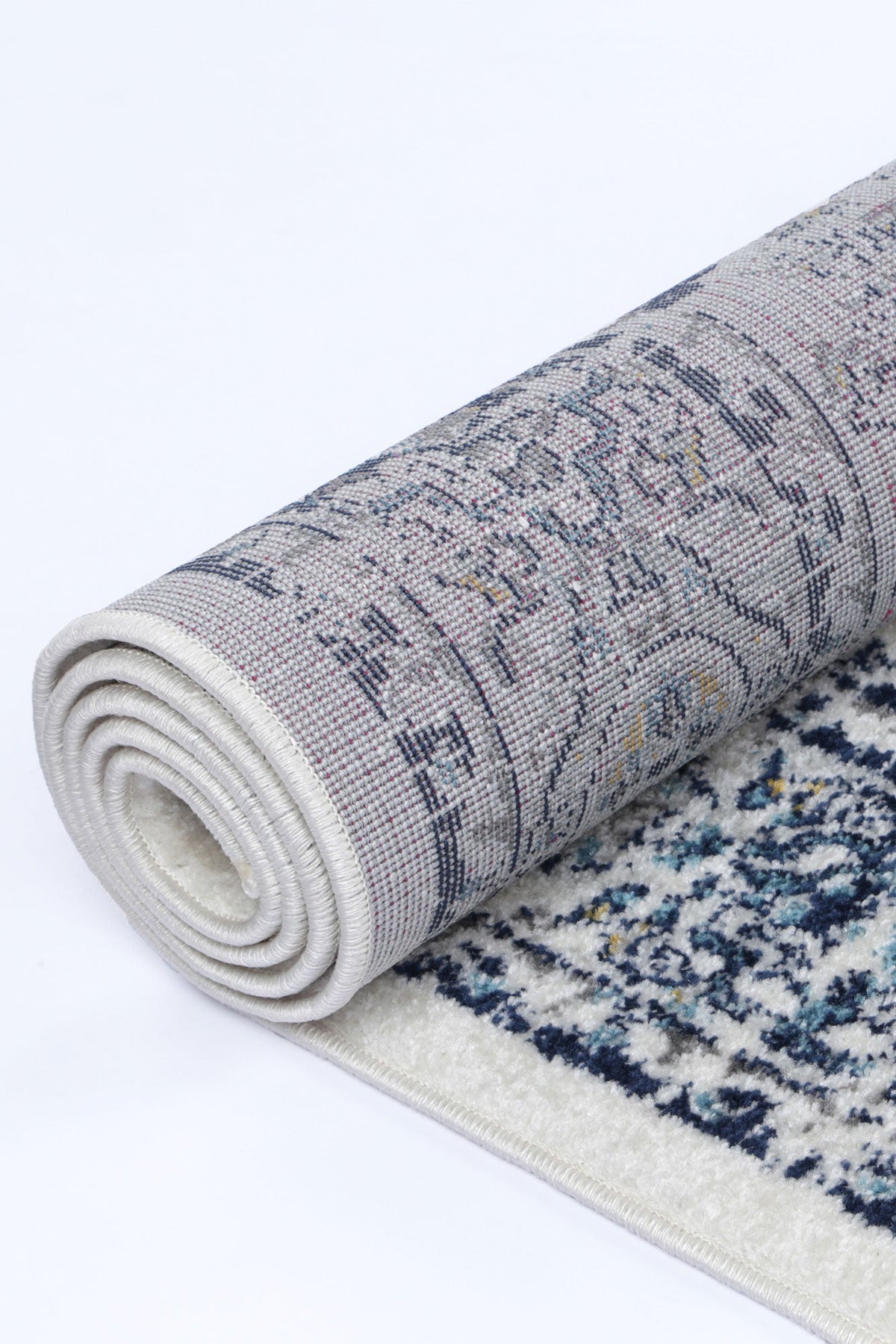 Provence Gruissan Blue &amp; Ivory Transitional Rug