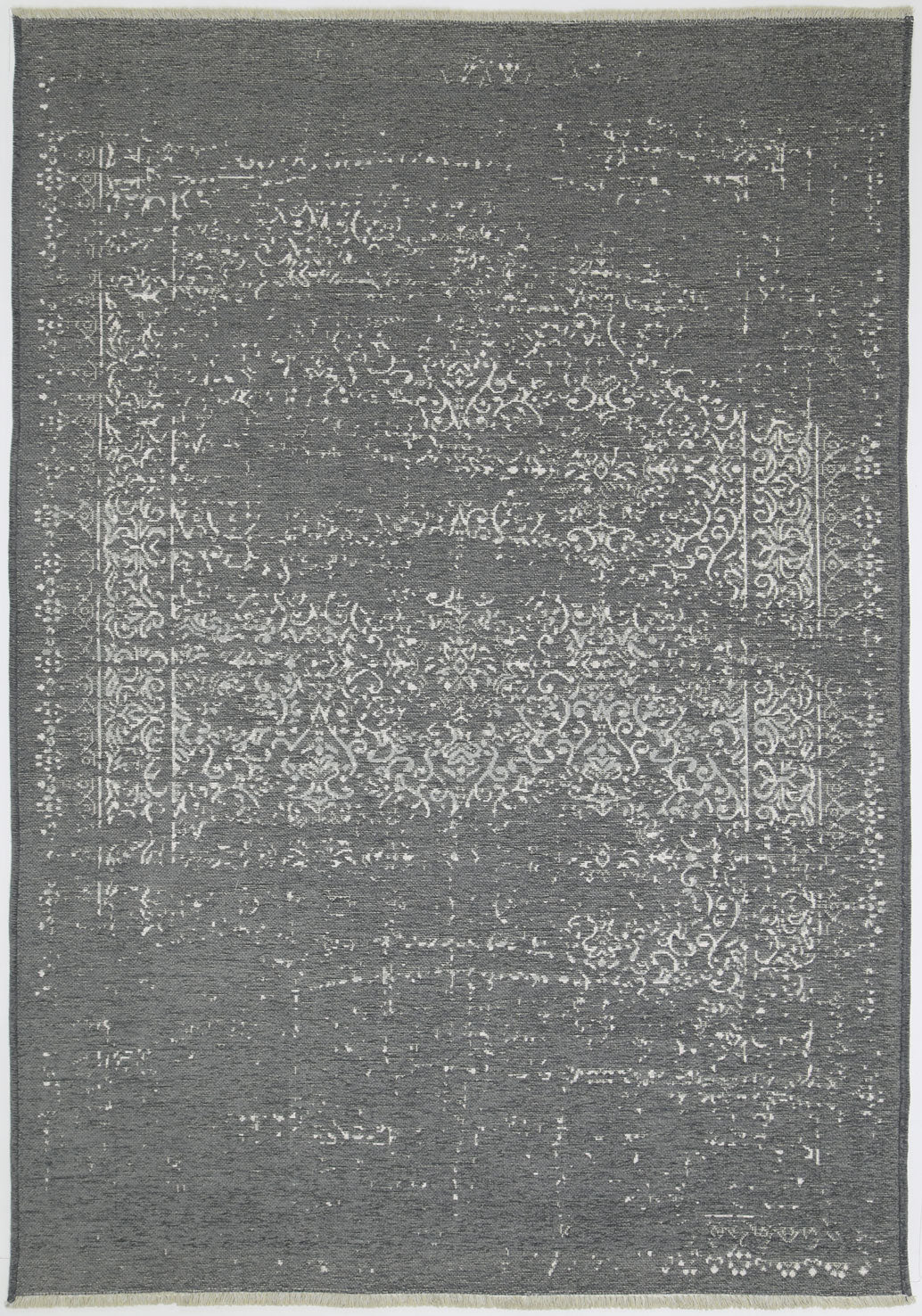 Rustic Homestead Grey &amp; Ivory Contemporary Rug